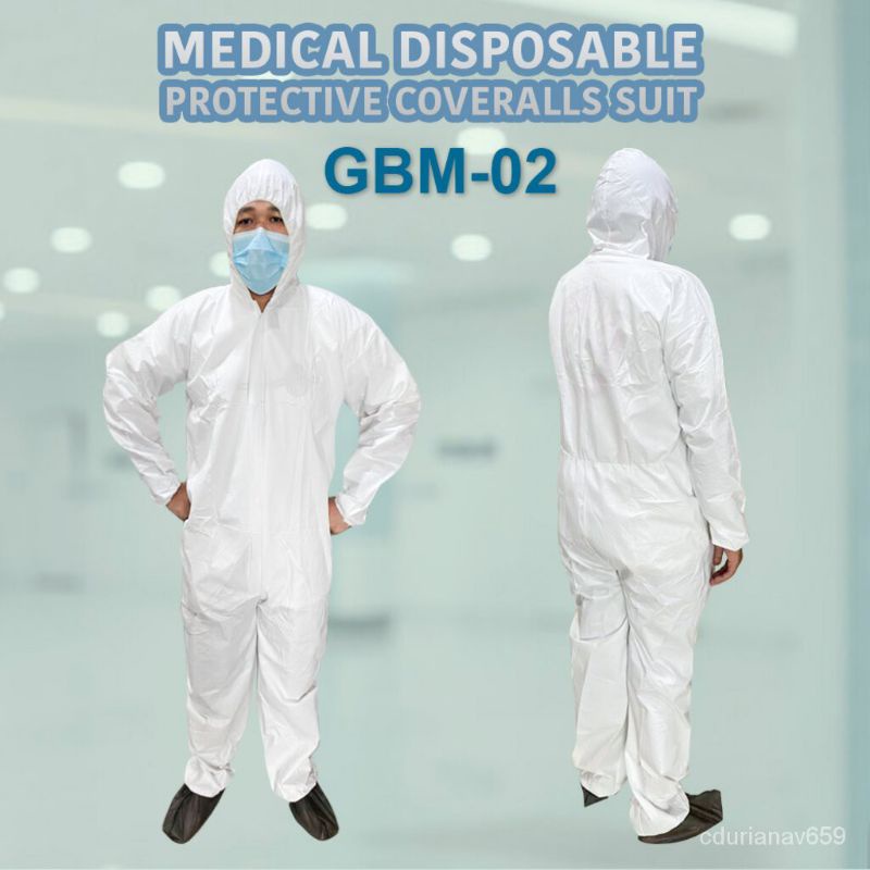 ชุด PPE แท้ ถูกที่สุด 60แกรม พร้อมส่ง ไม่ต้องพรี ส่งไวมาก | Shopee Thailand