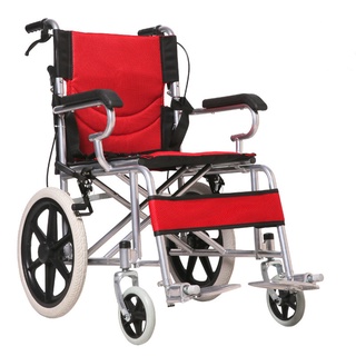 จัดส่งจากประเทศไทย ถูกที่สุด! รถเข็นนั่งวีลแชร์ Wheel chair อลูมิเนียมน้ำหนักเบา สีให้เลือก น้ำหนักเบา สามารถพับ. สาม