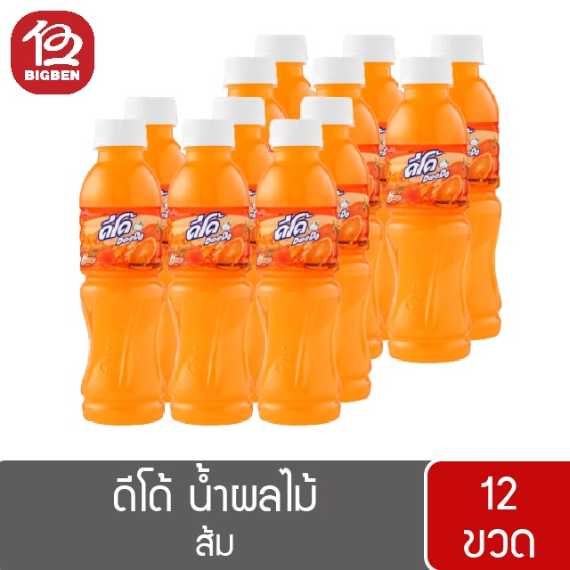 2-แพ็ค-ดีโด้-น้ำส้มสายน้ำผึ้ง-225-มล-แพ็คละ-6-ขวด