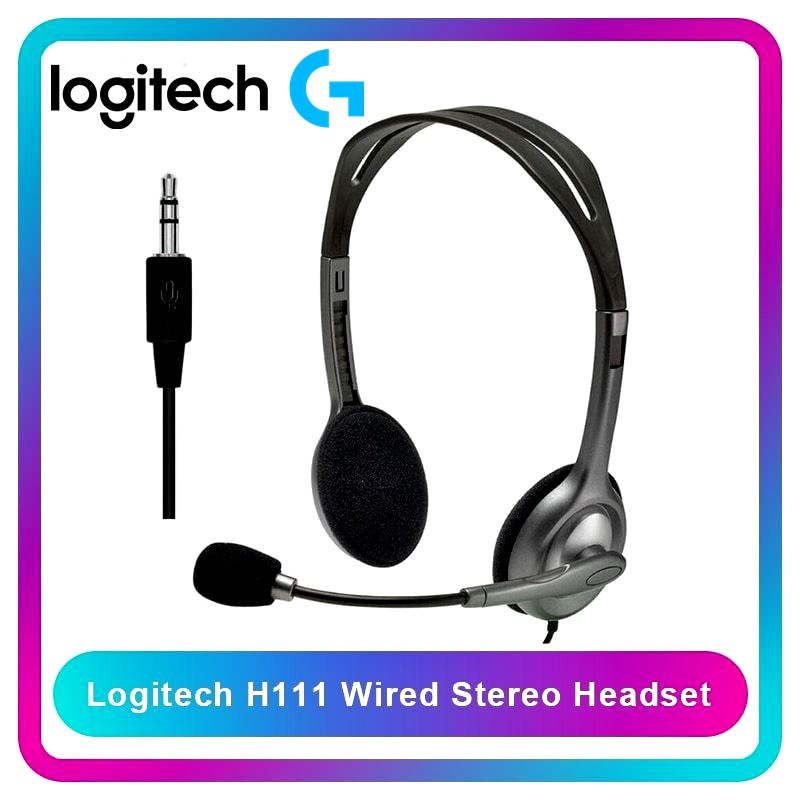 ภาพหน้าปกสินค้าSALE ลดพิเศษ ️หูฟังสเตอริโอ ️Logitech H111 Stereo Headset With Microphone 3.5mm ราคาถูกๆ 1Y. จากร้าน hardware_corner บน Shopee