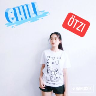 เสื้อยืด ötzi ลายหมา สุดคูล otzi เนื้อผ้าฝ้าย 100% ใส่นุ่ม สบาย ไม่ร้อน ผลิตด้วยมาตรฐานส่งออก คุณภาพดี