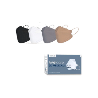 โปรโมชั่น : ❤️พร้อมส่งจากร้านยา❤️Welcare WF-99 3D MEDICAL MASKหน้ากากอนามัยทางการแพทย์ แบบกล่องบรรจุ 50 ชิ้น
