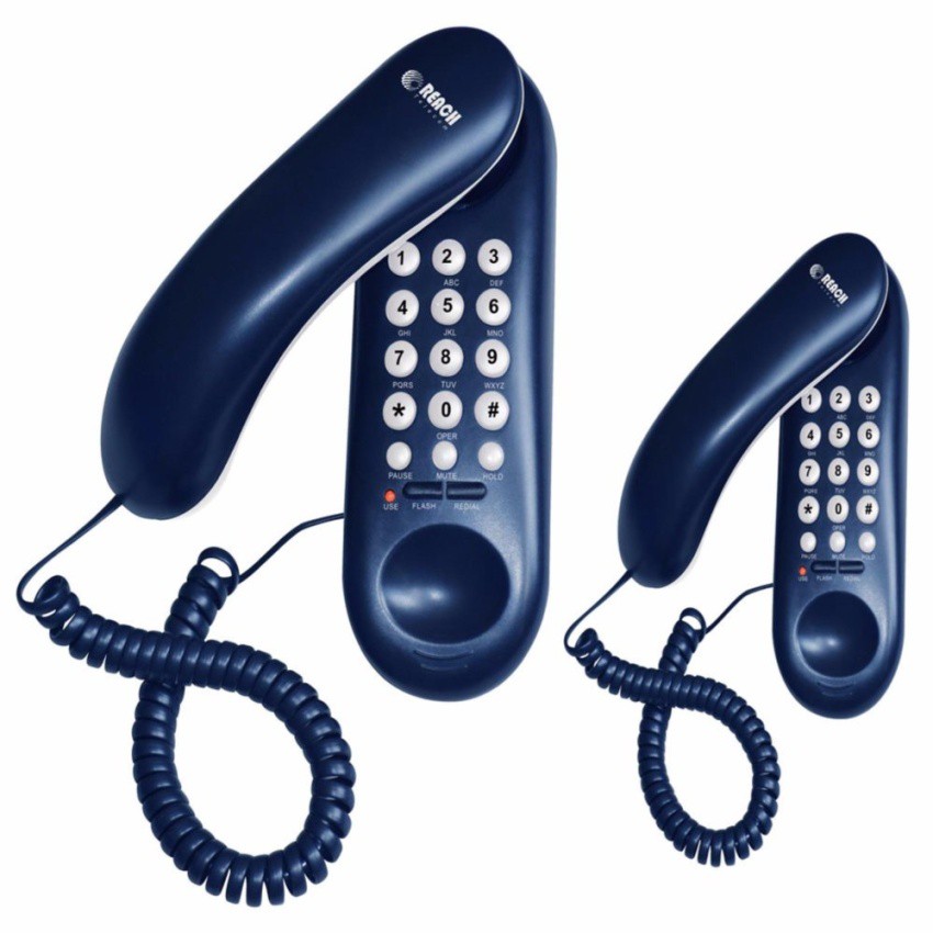 ภาพหน้าปกสินค้าReach โทรศัพท์แบบแขวน รุ่น TL-500 สีน้ำเงิน (แพ็ค 2 ชิ้น) จากร้าน globalreach บน Shopee
