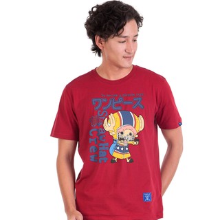 ROUND คอลูกเรือDextreme T-shirt DOP-769   วันพีซ ลาย Chopper มีสีแดงและสีกรม-4XL