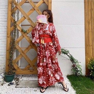 ❤️🌼ชุดยูกาตะ ยูกาตะ เสื้อคลุมกิโมโน กิโมโน yukata kimono jacket