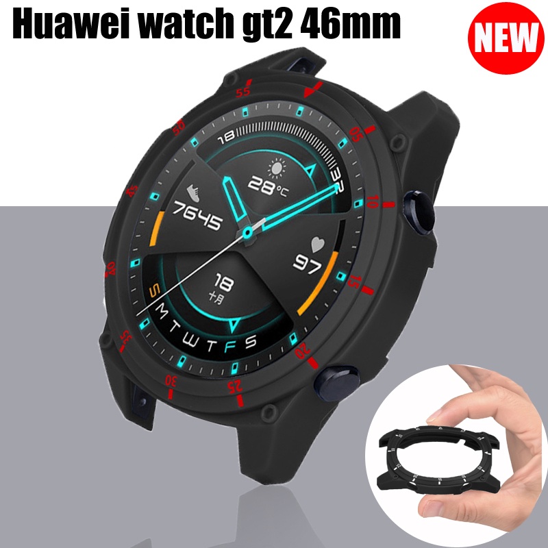 huawei-gt2-46-มม-gt-2-เคส-tpu-นิ่ม-เคสป้องกัน-กันชน-กระจกนิรภัย-ป้องกันหน้าจอ-ฟิล์ม