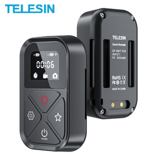 TELESIN 80M รีโมทคอนโทรลบลูทูธสำหรับ GoPro Hero 11 Gopro 10 Gopro 9 Gopro 8 พร้อมปุ่มลัดสำหรับ Gopro Max อุปกรณ์เสริม