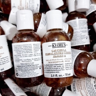 ส่งฟรี Kiehls Calendula Herbal-Extract Toner Alcohol-Free 75ml  โทนเนอร์สารสกัดจากธรรมชาติ OCT02