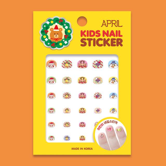 สติกเกอร์ติดเล็บเด็ก-ไร้สารพิษ-nail-sticker-for-kids-made-in-korea