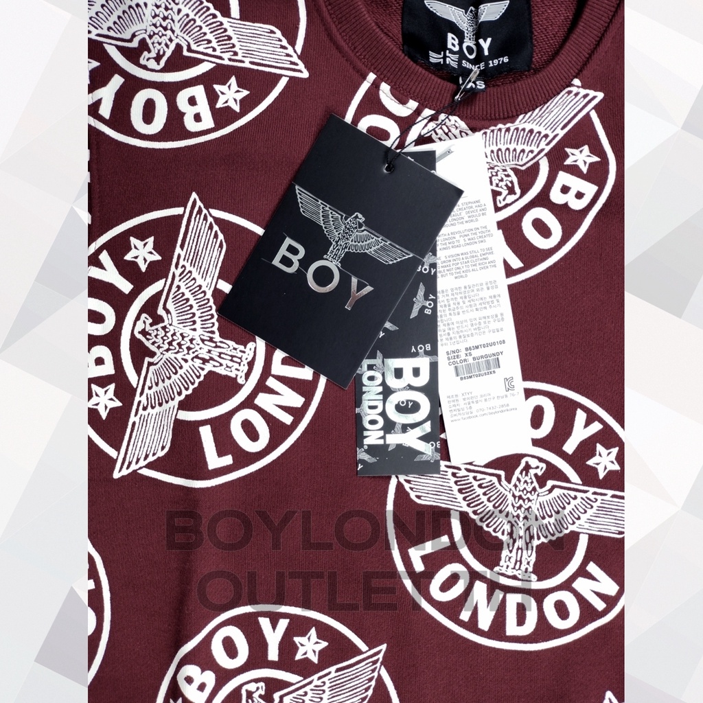 boy-london-sweater-รหัส-b63mt02u0108-สี-burgundy-ไม่มีฮู๊ด