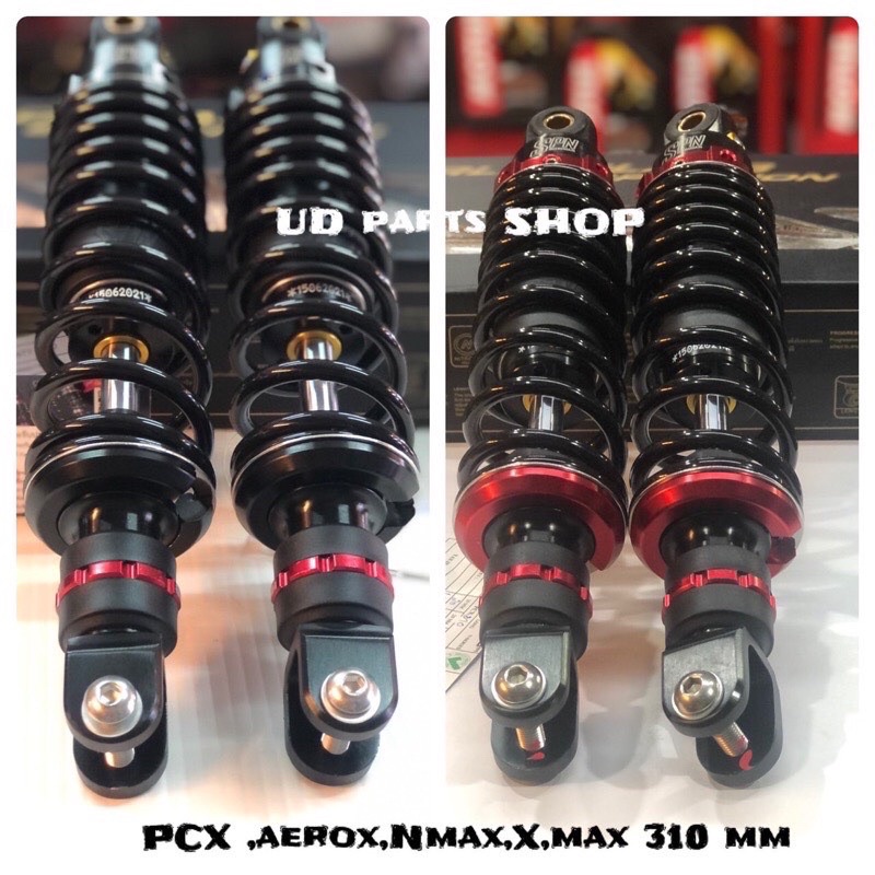 โช้คหลัง-spn-v-coulor-new-adjust-pcx-315-มิล-แก้ซแท้ปรับรีบาวล์ได้-มีรับประกัน-ใส่ตระกลูเวฟ-โช้คคู่ต่างๆ-โช้คแต่ง