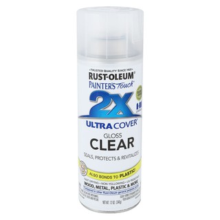 สีสเปรย์ RUST-OLEUM 2X CLEAR#9117 จุดเด่นสินค้า สะดวกต่อการใช้งานใช้ได้ทั้งงานภายในและภายนอก เนื้อสีมากกว่า