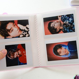 ภาพขนาดย่อของภาพหน้าปกสินค้าอัลบั้ม แฟ้มใส่การ์ด แฟ้มใส่รูปโพลารอยด์ มี64ช่องขนาดของช่องใส่รูป6.5x9cm จากร้าน ummkpop บน Shopee ภาพที่ 1