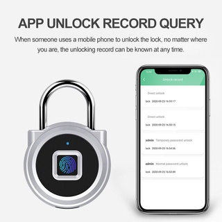 อัพเกรดใหม่ elinksmartP5BFลายนิ้วมือกุญแจสมาร์ทล็อคบลูทูธมินิล็อคกันน้ำและกันสนิม locker ล็อคประตูล็อคกระเป๋าเดินทางล็อค