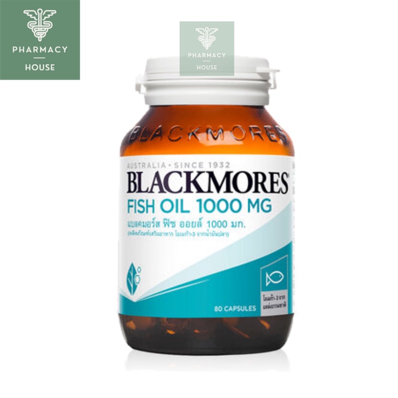 ภาพหน้าปกสินค้าBlackmores Fish oil 80 capsules จากร้าน pharmacyhouse บน Shopee