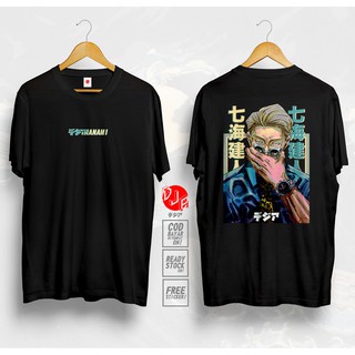 คอลูกเรือเสื้อยืดคอกลมเสื้อยืดโอเวอร์ไซส์ღღNanami Kento Jujutsu Kaisen T-Shirt Japanese Anime Manga T-Shirt Dja Cloth zK