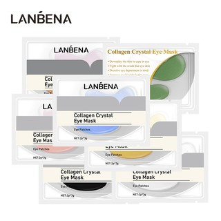 รูปภาพขนาดย่อของแผ่นมาส์กใต้ตา LANBENA มาร์คใต้ตา 7 สูตร ลดใต้ตาดำคล้ำ ลดตาบวม ถุงใต้ตา มาร์คใต้ตา มาส์กร่องแก้มลองเช็คราคา