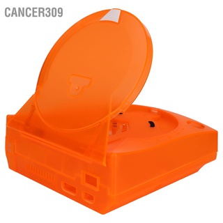 Cancer309 เคสพลาสติกใส สีส้ม แบบเปลี่ยน สําหรับ Sega Dreamcast Dc