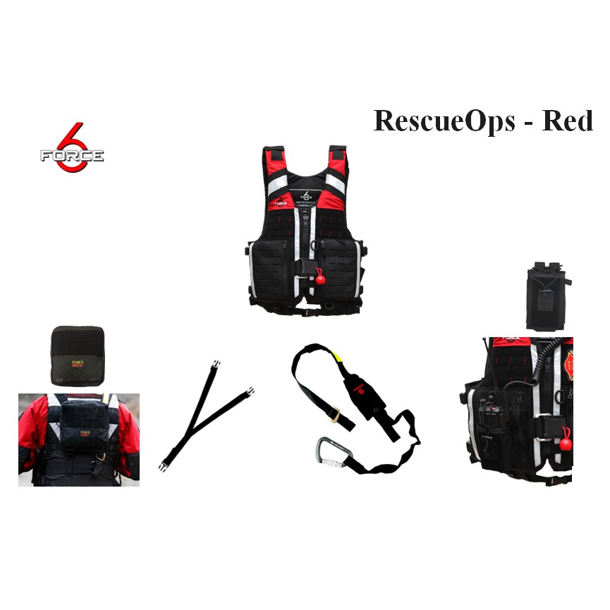 Force6 เสื้อชูชีพกระแสน้ำเชี่ยว Force 6 RescueOps PFD Personal ...