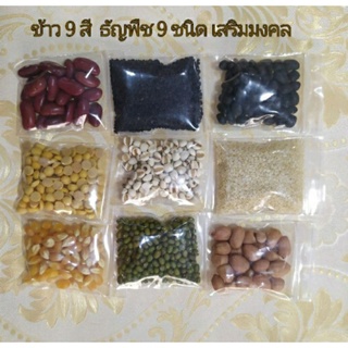 🕉 ข้าว9สี - ธัญพืช9ชนิด (ชุด9ถุง) สำหรับไหว้บูชา พระพิฆเนศ อื่นๆ
