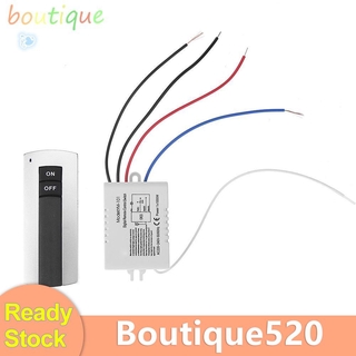 boux 1 channel on/off 220 v สวิทช์รีโมทคอนโทรลดิจิตอลไร้สายสําหรับโคมไฟ