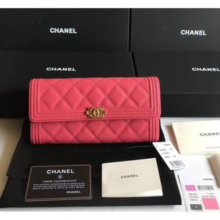 Chanel long wallet Grade vip size 19 cm  อปก.Fullboxset