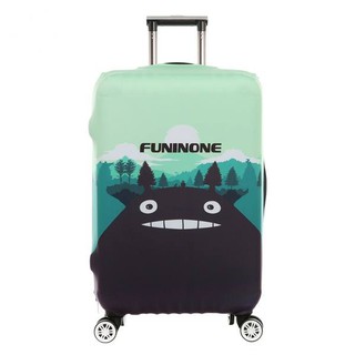 Chu Luggage  ผ้าคลุมกระเป๋าเดินทางลายFUNINONE   รุ่น066  สีเขียว