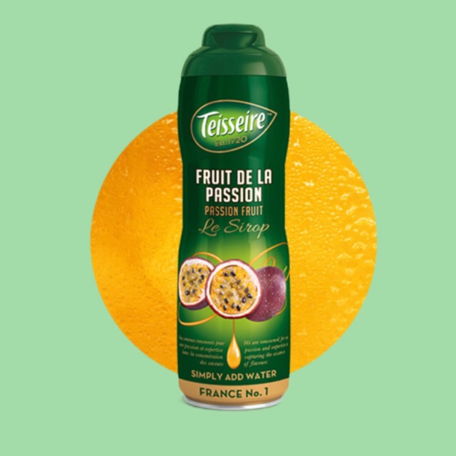 tha-shop-600-มล-x-1-teisseire-passion-fruit-syrup-เตสแซร์-ไซรัป-กลิ่นเสาวรส-หัวเชื้อ-น้ำเชื่อม-ค๊อกเทล-น้ำหวานเข้มข้น