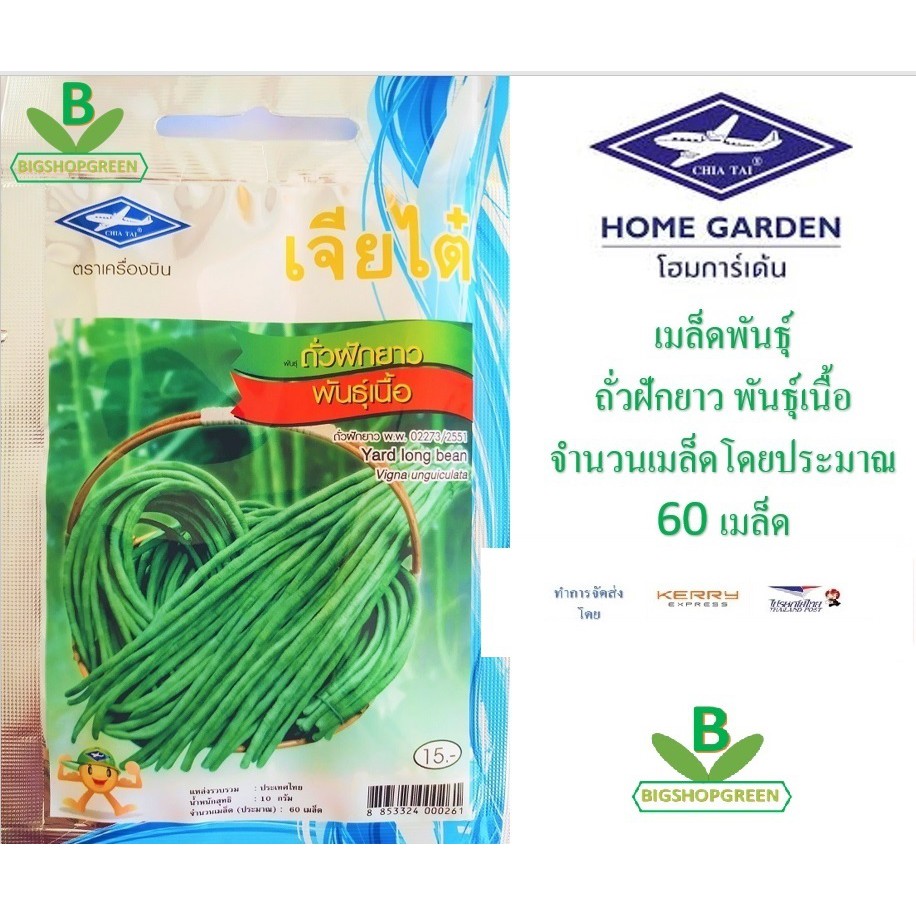 5-ฟรี-1-คละได้-เมล็ดพันธุ์-ถั่วฝักยาว-พันธุ์เนื้อ-ตรา-เจียไต๋-เมล็ดพันธุ์ผัก-เมล็ดผัก-เมล็ดพันธุ์พืช-เมล็ดพืช