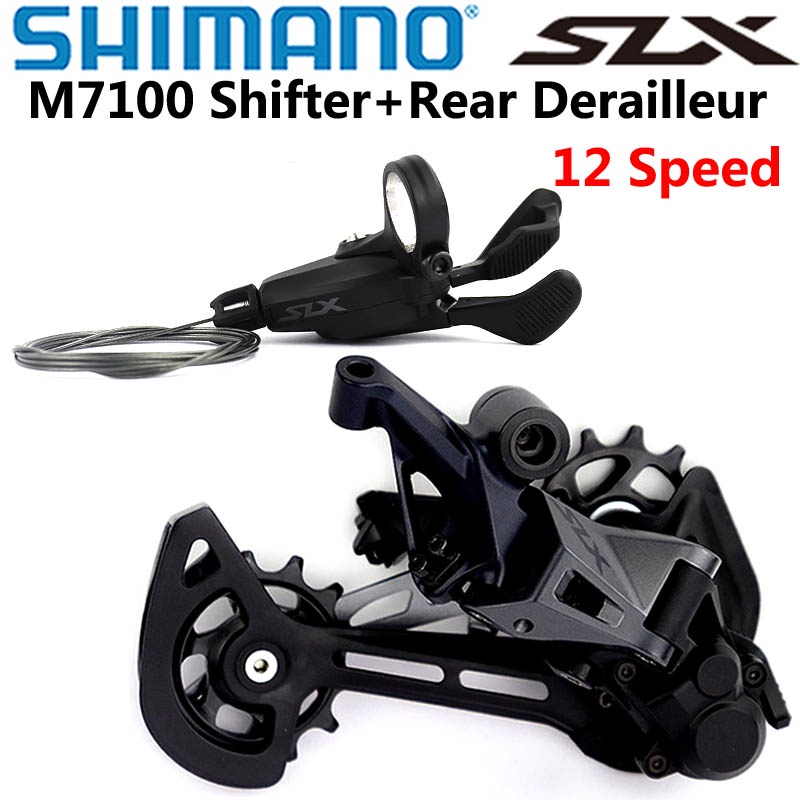 Grupo Completo Shimano SLX M7100 De 1x12 Velocidades - Incluye Plato 30t/32t/34t Y Bielas 170mm/175mm