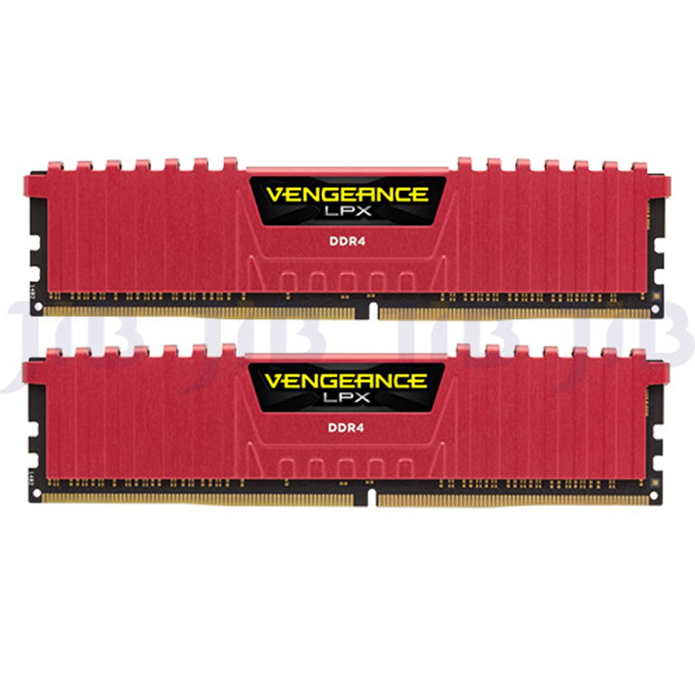 VENGERNCE DDR4-RAM P/C 8/2400 CORSAIR (CMK8GX4M2A2400C14R) 4x2 RED L-T |  Shopee Thailand