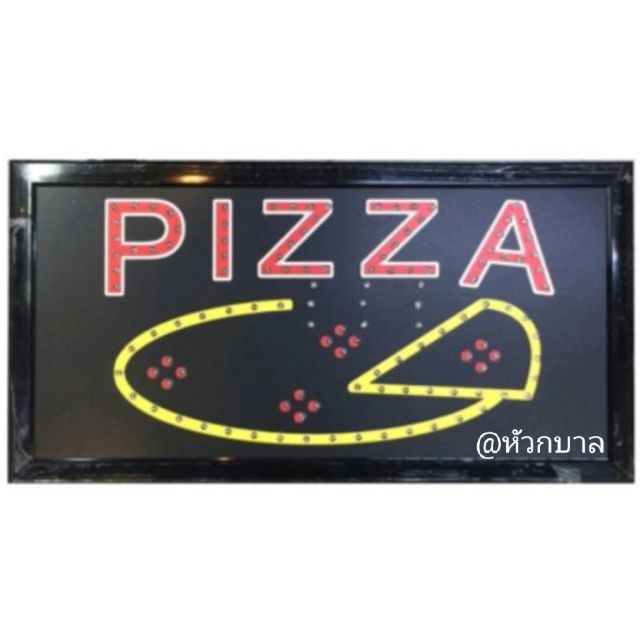 ป้ายไฟ-led-pizza-ตกแต่งหน้าร้าน