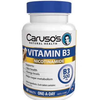 ภาพหน้าปกสินค้าCarusos Natural Health Vitamin B3 500mg 60 เม็ด จากออสเตรเลีย ที่เกี่ยวข้อง