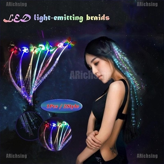 Arichsing Light - กิ๊บติดผมไฟเบอร์ออปติคอลเปล่งแสง พร้อมไฟ Led สําหรับผม