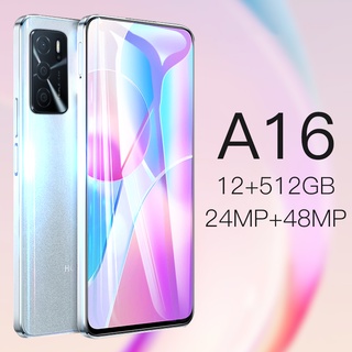 โทรศัพท์มือถือ a16  แท้ใหม่ รองรับ 2ซิม 12+512GB หน้าจอ5.8นิ้ว โทรศัพท์มือถือ SmartPhone  ประกันร้าน 1ปี