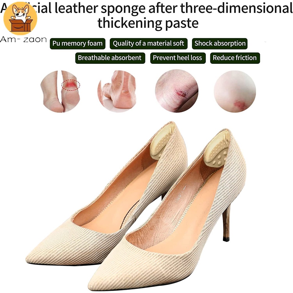 ภาพสินค้าแผ่นเสริมส้นรองเท้า ขนาดใหญ่ ใส่สบาย กันเลื่อน และพุพอง สําหรับผู้ชาย ผู้หญิง จากร้าน amazon.th บน Shopee ภาพที่ 3