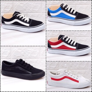 เช็ครีวิวสินค้ารองเท้าผ้าใบ ทรงVANS ยี่ห้อ Leo/MaShare หลากสี ไซส์ 37-44