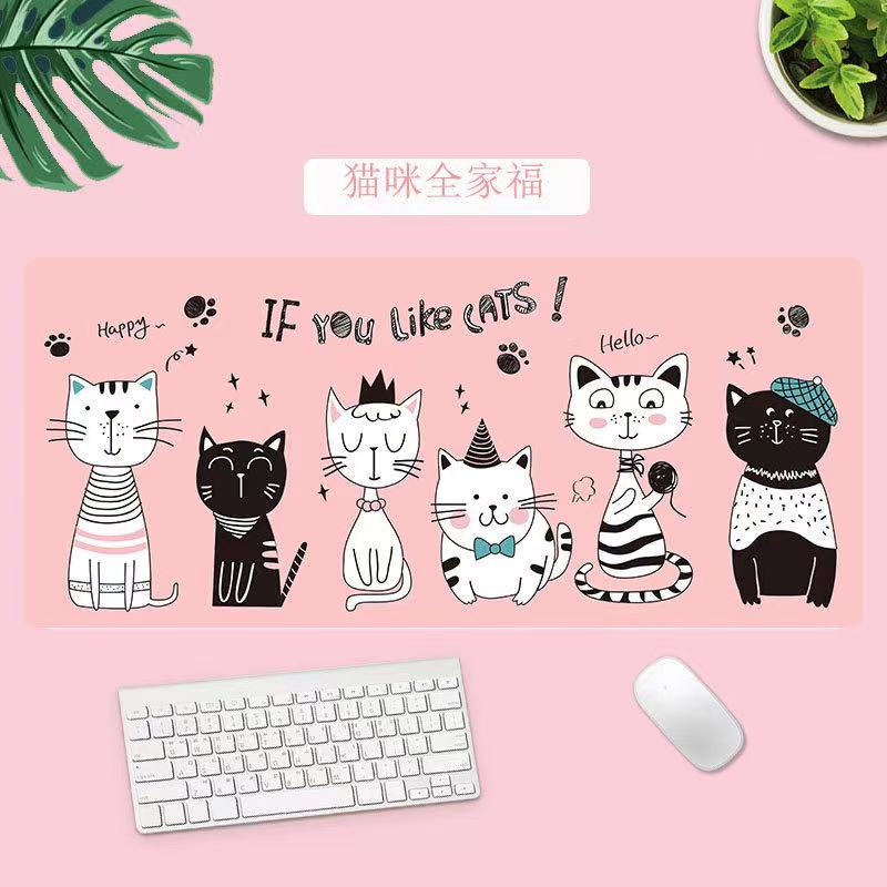 ภาพหน้าปกสินค้าแผ่นรองเม้าส์ 300x800x3 มม. mouse pad จากร้าน 87esd บน Shopee