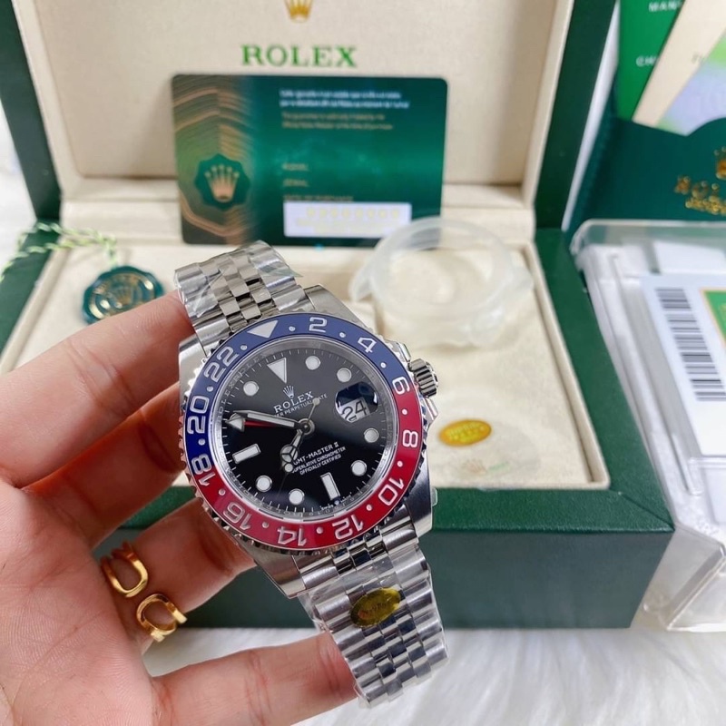 rolex-gmt-master-ii-โรงงาน-noob-factory-กระจกแซฟไฟร์แท้100