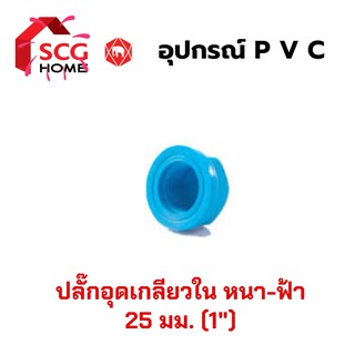 ปลั๊กอุดเกลียวใน PVC ยี่ห้อ SCG ตราช้าง ขนาด 1" / 25 mm.
