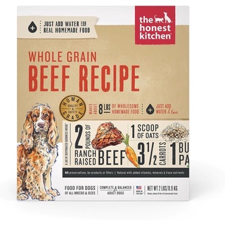 อาหารสุนัข The Honest Kitchen สูตร Whole Grain Beef Recipe Dehydrated Dog Food ขนาด 0.9 kg