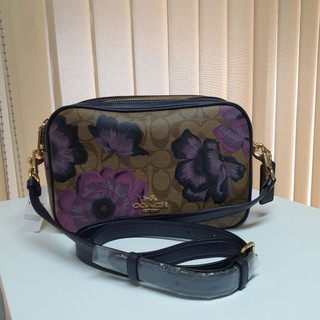 🦋Coach แท้ 🦋 กระเป๋าสะพายข้าง COACH C2799 JES CROSSBODY IN SIGNATURE CANVAS WITH KAFFE FASSETT PRINT (IME7V)