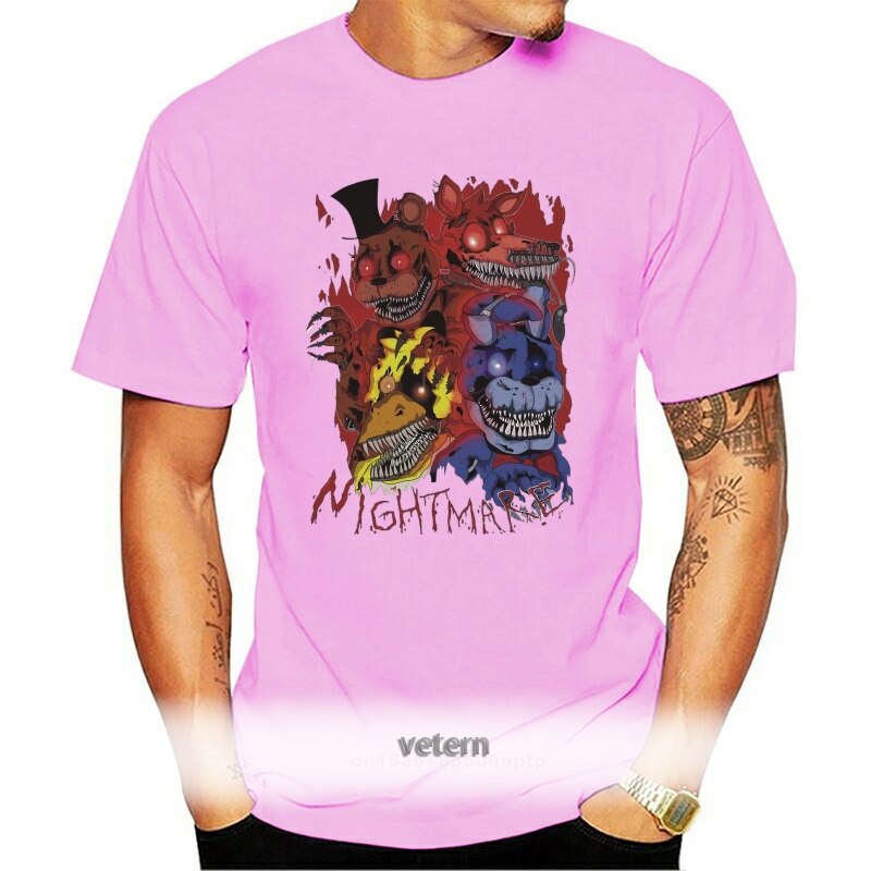 ขายดีขายดี-เสื้อยืดลําลอง-แขนสั้น-พิมพ์ลาย-five-night-at-fredys-fnaf-4-nightmare-สีขาว-สําหรับผู้ชาย-mgjecn97iiphbd02s