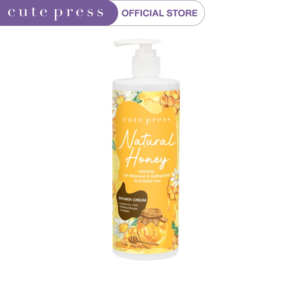 cute-press-ครีมอาบน้ำ-natural-honey-hydrating-shower-cream