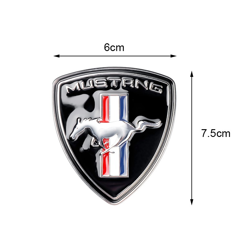 3d-โลหะสติกเกอร์รถม้าวิ่งตราสัญลักษณ์ตกแต่งสติ๊กเกอร์สำหรับฟอร์ดมัสแตง