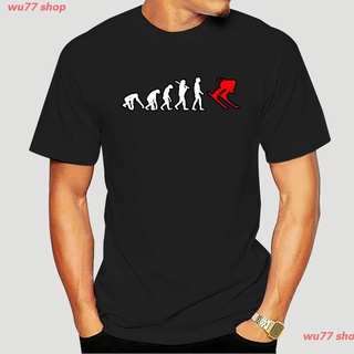 wu77 shop 2021 Retro Skier Evolution T-Shirt O Neck Male Low Price Steampunk Print T Shirt Men Summer Fashion Funny Prin