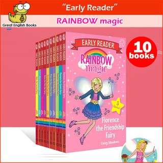 (ใช้โค้ดรับcoinคืน10%ได้) *พร้อมส่ง ชุดหนังสือเด็กภาษอังกฤษ Early Reader Rainbow Magic Level 2 (10 Books) scholastic