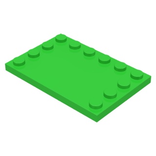 Lego part (ชิ้นส่วนเลโก้) No.6180 Tile, Modified 4 x 6 with Studs on Edges