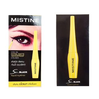 ภาพหน้าปกสินค้าMistine Eyeliner So Black matte liquid liner 4g. มิสทิน โซ แบล็ค แมท ลิควิด อายไลเนอร์ ที่เกี่ยวข้อง