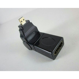 ส่งจากไทย ตัวแปลง หัวแปลง Micro HDMI Male to HDMI Female ปรับทิศทางได้ พร้อมส่ง ปรับได้ ไมโคร micro HDMI M to HDMI F